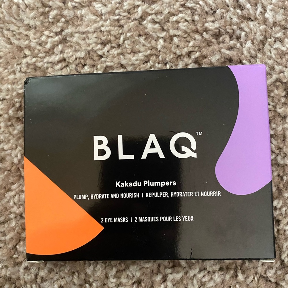 BLAQ Kakadu Plumpers Eye Masks. Set of 2. New.